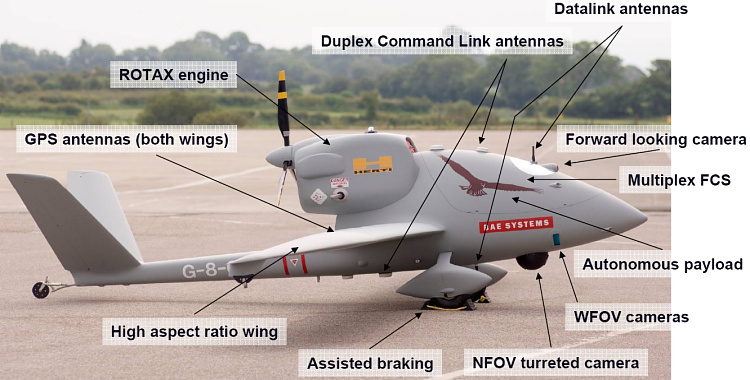 BAE Systems Herti 1B UAV unmanned reconnaissance aerial air vehicle aircraft prototype J6 Fregata