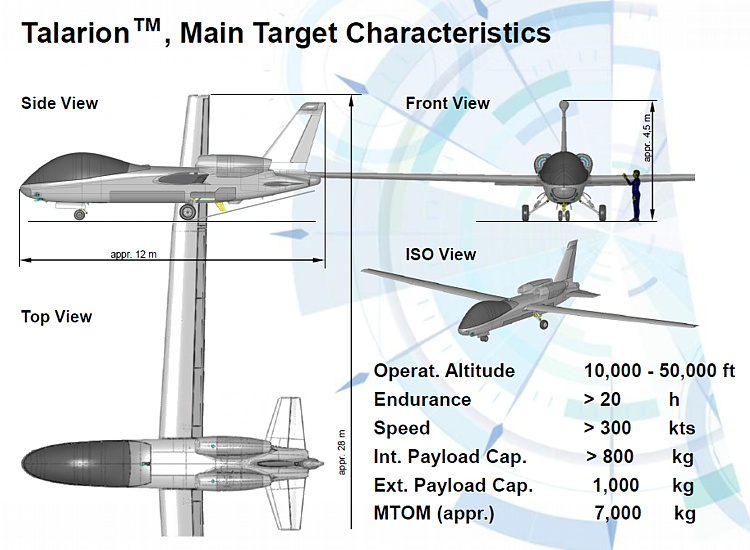 EADS Talarion UAV UAS unmanned vehicle concept advanced airplane aeroplane