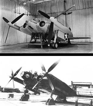 Vought XF5U-1 experimental navy fighter