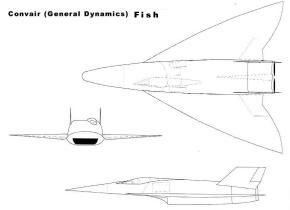 General Dynamics Fish B-58B Super Hustler ramjet powered reconnaissance parasite  plane 