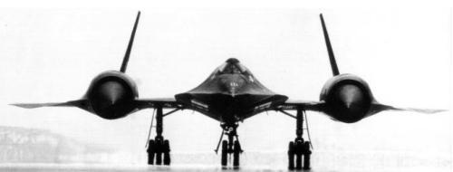 Lockheed SR-71A front view