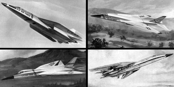North American Rockwell AMSA advanced manned strategic aircraft bomber study proposal