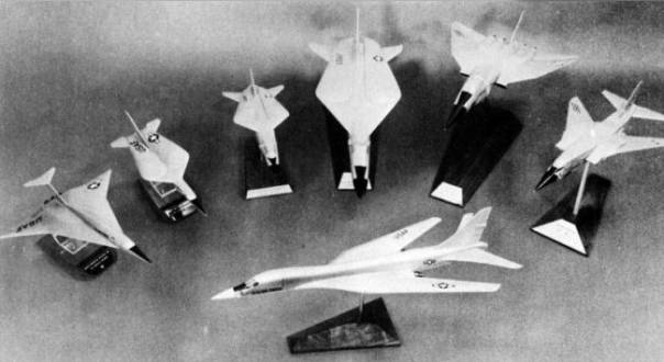 North American Rockwell B-1A studies proposals development models bomber