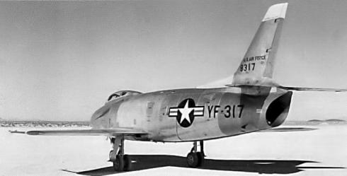 North American YF-93A XF-93A F-86C fighter