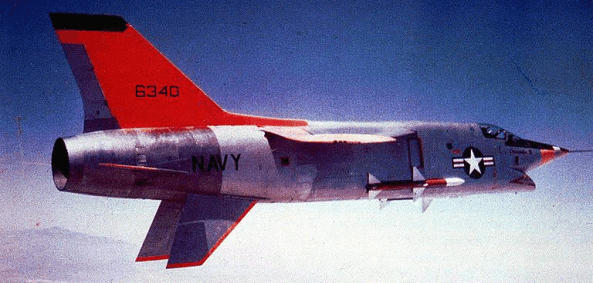 Vought XF8U-3 Crusader III US Navy fighter prototype