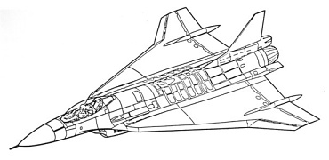 General Dynamics F-16XL SCAMP Model 400 original proposal study supersonic cruise and maneuver program fighter delta wing