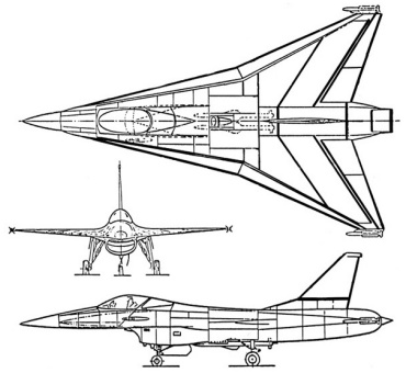 General Dynamics F-16XL SCAMP Model 400 original proposal study supersonic cruise and maneuver program fighter