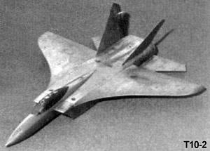 Sukhoi T10-2 classical concept fighter istrebitel proposal