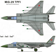MiG-29 9 TPFI heavy perspective tactical fighter interceptor soviet