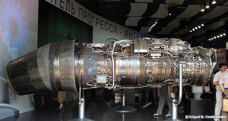 UFA/Saturn 117S PAK FA temporarily engine