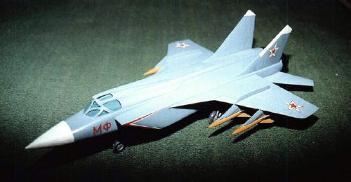 MiG E-155MF modified attack version MiG-31 fighter bomber