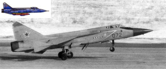 MiG-31D izdelije 07 antisatellite fighter attack plane 
