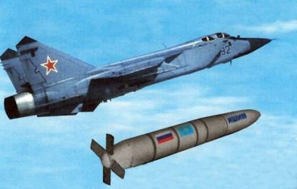 MiG-31I Ishim Iim satelite launcher rocket fighter
