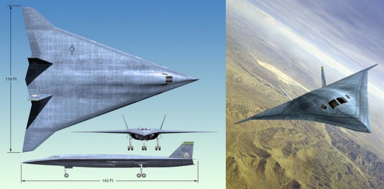 Northrop Grumman future strike aircraft bomber supersonic stealth stealthy advanced USAF americk bombardr
