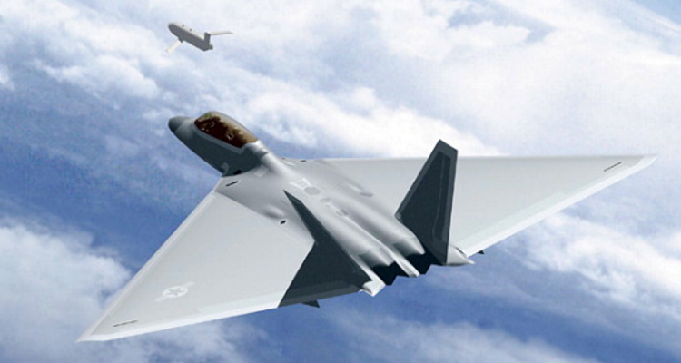 Lockheed Martin FB-22 Interim bomber proposal stealth USAF budci bombardr nov futuristic americk
