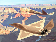 Northrop Grumman FB-23 tactical interim bomber YF-23 derivate future strike aircraft stealth