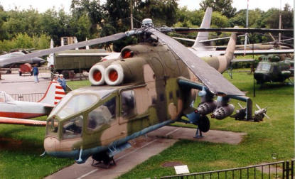 Mil Mi-24A 
soviet attack helicopter