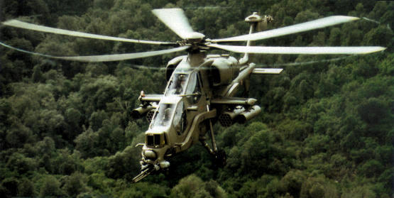 Agusta A-129 International
italian attack helicopter
