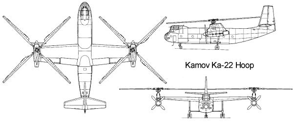 Kamov Ka-22 Vintokryl Hoop soviet experimental plane