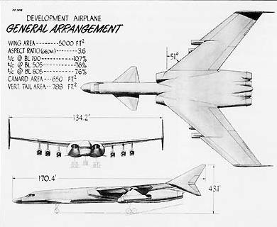 Convair NX-2 experimental nuclear powered airplane bomber