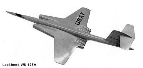 Lockheed WS-125A nuclear bomber aircraf proposal weapon system