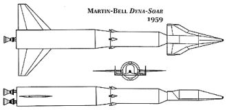 Martin Bell X-20 Dynasoar Dynamic Soaring space plane USAF proposal vehicle shuttle