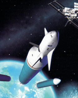OSP orbital space plane NASA Lockheed Boeing Northrop Grumman OSC science corporation proposal
