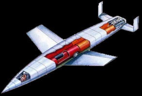 Snger Amerika Bomber space plane reusable bomber
inside view