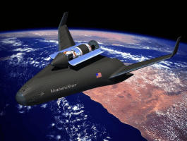 Lockheed/Martin Venture Star SSTO spaceplane vehicle