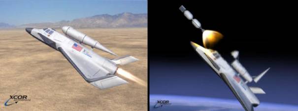 Xerus reusable space plane XCOR Aerospace 