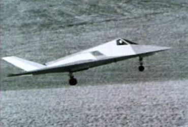 Lockheed Have Blue XST stealth technology prototype demonstrator Harvey flight test low observable experimental DARPA