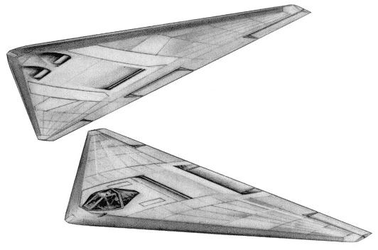 General Dynamics Sneaky Pete
stealth flying wing