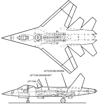 Lockheed ATF advanced technology fighter proposal project STOVL