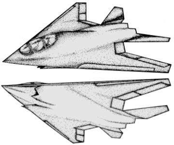 Northrop A/F-X stealth navy fighter study aircraft plane attack