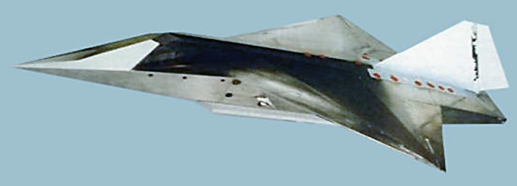 DASA FTTU Fliegender Technologie  Trager Unbemannet windtunnel stealth fighter model EADS