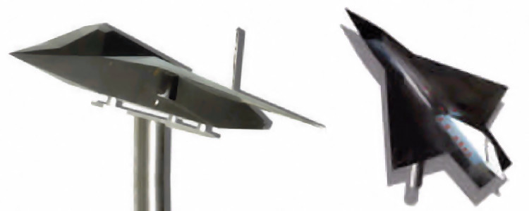 DASA FTTU Fliegender Technologie  Trager Unbemannet windtunnel german stealth fighter model EADS