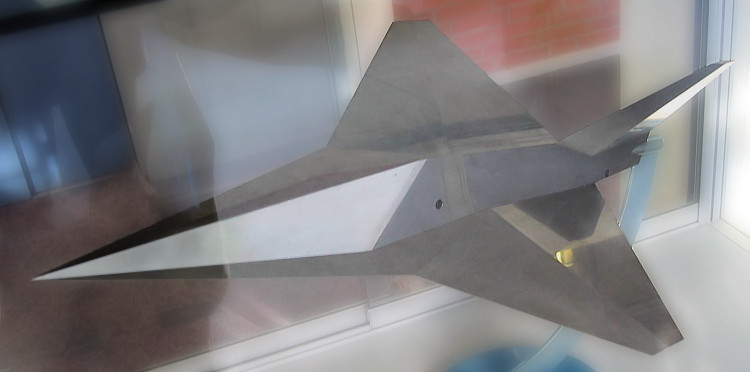 MBB Lampyridae Firefly transsonic stealth fighter model german project MRMF low observable
