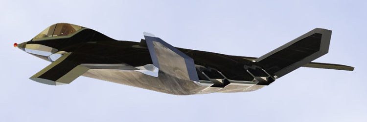 BAe Replica stealthy fighter mockup british advanced airplane low observable FOAS program secret RAF