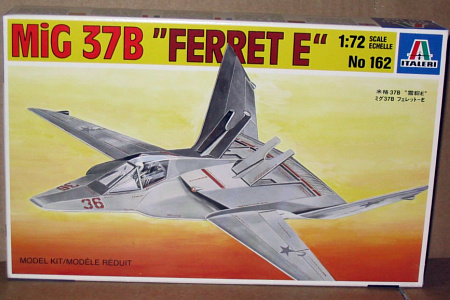 MiG-37B Ferret E plastic kit soviet fake stealth fighter fiction