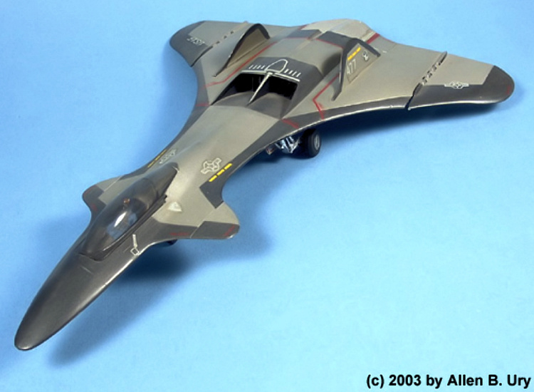 Monogram F-19 stealth fighter polystyrene model kit fake fiction fantasy