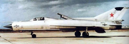 MiG-21PD STOL V/STOL soviet experimental fighter type 92