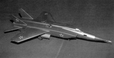 MiG Ye-155 STOL supersonic short take off and landing fighter project