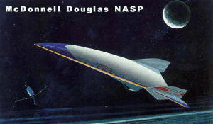 McDonnell Douglas NASP proposal USAF NASA military national aerospace plane vehicle shuttle space bomber reconnaissance