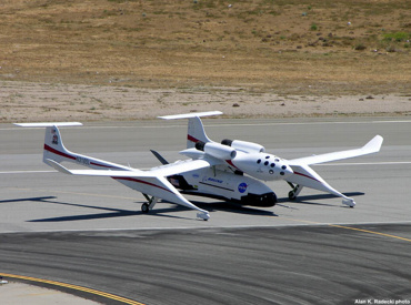 Boeing DARPA X-37 ALTV Scaled Composites White Knight captive carry test