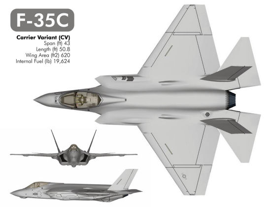 Lockheed/Martin F-35C U. S. Navy JSF joint strike fighter stealth