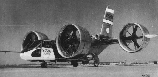 Bell X-22A model D2171 light transport experimental aircraft plane 1520